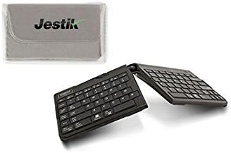 Goldtouch Go!2 Wireless Bluetooth Mobile Keyboard - PC & Mac GTP-0044W Plus Jestik Microfiber Cloth - Value Bundle