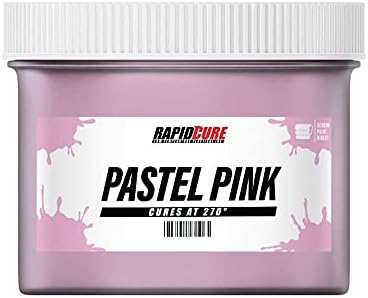 Rapid Cure® Screen Printing Ink Pastel Pink (Quart - 32 oz.) - Plastisol Ink for Screen Printing Fabric - Low Temperature Curing Plastisol by Screen Print Direct - Pink Plastisol Ink for Silk Screens
