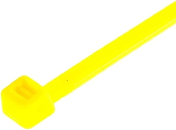 GTSE 12 Inch Yellow Zip Ties, 100 Pack, 40lb Strength, UV Resistant Long Nylon Cable Ties, Self-Locking 12" Tie Wraps