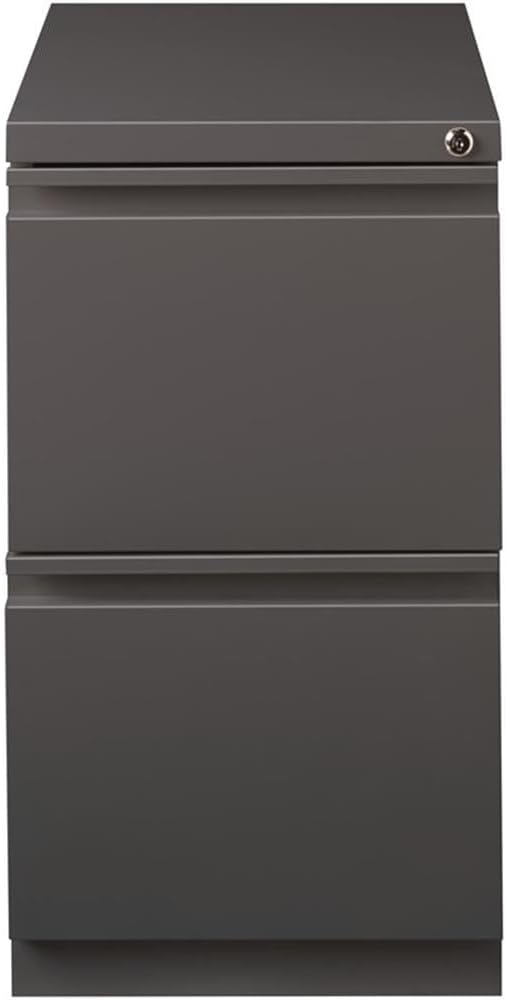 Hirsh Industries 20" Deep 2 Drawer Mobile File Cabinet File in Medium Tone