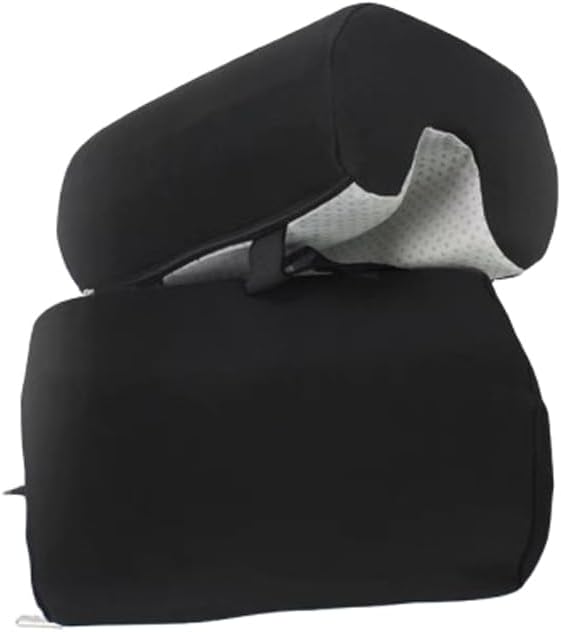 Armrest Cushion for Office Chairs - Soft Elbow Support Pad with Non-Slip Bottom, Fits Most Chairs 2-Piece (Black)