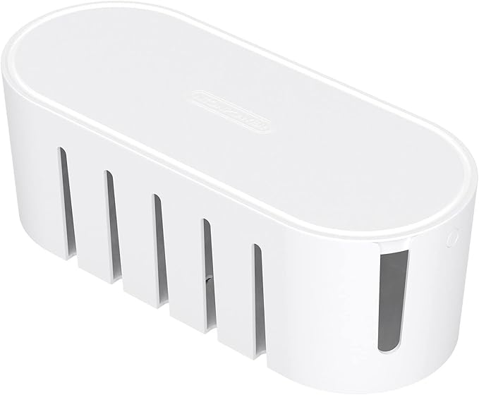 Cable Management Box Wall-mounted Cable Management Box With Child Lock TV Computer Cable Management Device Suitable for Concealing the Power Supply Board and Cable Management Box for TV Computer Hid