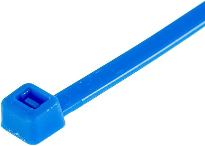 GTSE 4 Inch Blue Zip Ties, 5,000 Bulk Pack, 18lb Strength, UV Resistant Small Nylon Cable Ties, Self-Locking 4" Tie Wraps