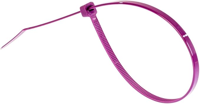 GTSE 12 Inch Purple Zip Ties, 10,000 Bulk Pack, 50lb Strength, UV Resistant Long Nylon Cable Ties, Self-Locking 12" Tie Wraps