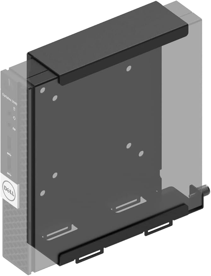JINGCHENGMEI 2 Pcs of Wall Mount Compatible with Dell OptiPlex Micro Form Factor Case, Fits MFF 7070, 7060, 7050, 5070, 5060, 5050, 3040, 3046, 3050, 3060, 3070 and More (2)