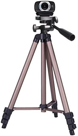 Webcam Tripod, Camera Tripod Mount Stand Compatible with Logitech Webcams C920s StreamCam Brio C925e C922x C930e C920 C615-50 inches