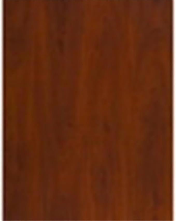 Scranton & Co Mobile Pedestal Filing Cabinet, Hansen Cherry Finish, Thermally Fused Laminate, 2 Drawer with Lock, Full-Extension Ball Bearing Slides, Letter/Legal/A4 File Storage, Office Furniture