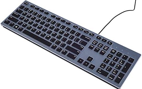 imComor Keyboard Cover for Dell KM636 Wireless & Dell KB216 Wired Keyboard/Dell Optiplex 5250 3050 3240 5460 7450 7050/Dell Inspiron AIO 3475/3670/3477 All-in one Desktop Keyboard Cover, Black