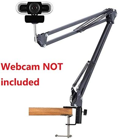 AceTaken Desk Clamp Mount Suspension Boom Scissor Arm Tripod Stand Holder Compatible with Logitech C920 C925e C922 C930 StreamCam C615; Brio 4K,MX brio 4K, Brio 500 webcams