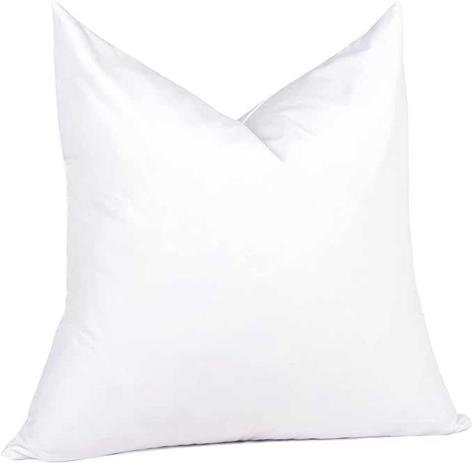 puredown® 24x24 Feather Down Pillow Insert, 1 Pack Throw Pillow Insert for Couch, Chairs, Office, Apartments