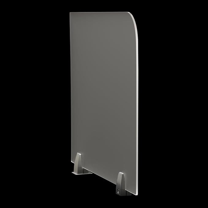 Desk Privacy Panel, Desk Divider, Desks Partition, Frosted Acrylic Desktop Privacy Panel with Stable C-Clamp for Home Office School Retail Clinic (2Pcs, 23 * 18 * 2in)