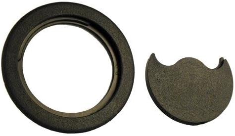 Heavy Duty Floor Grommet w/Cover 3 Inch | Black ABS Plastic Grommet for Cable Organization | Great to Organize Cables | Easy Installation