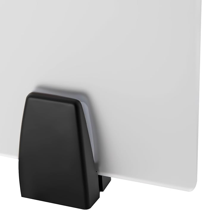 Desk Divider,2 PCS Desk Privacy Panel and Privacy Shields Frosted Acrylic Clamp-on Desk Partition for Office,School,Reception,30" x 18"