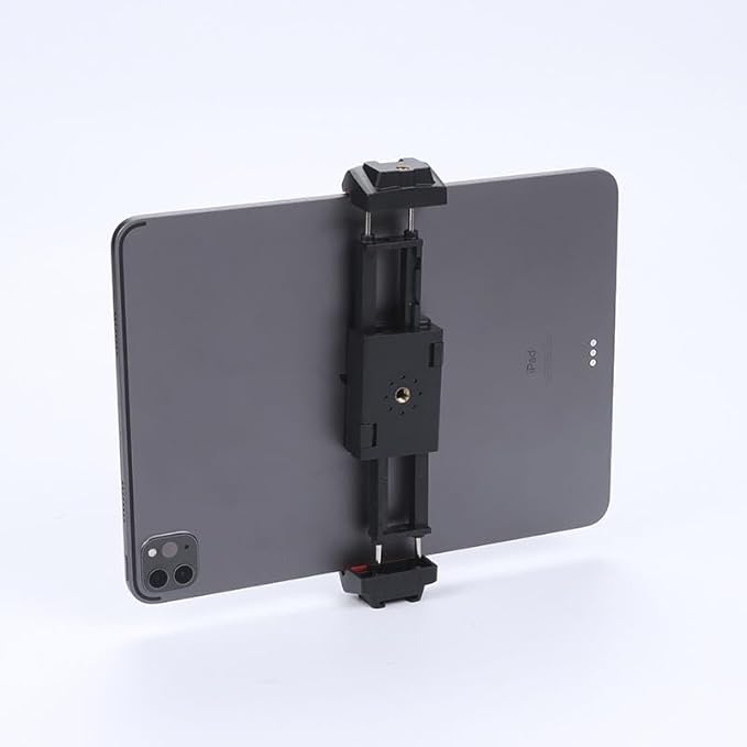 Kado Metal Portable Monitor Stand Tripod, 100x100mm 75x75mm Wall/Arm Mount Adapater Bracket Plate, 360° Ball Head and 1/4" Screw Compact for Phone, Tablet, Projector, Camera and Webcam