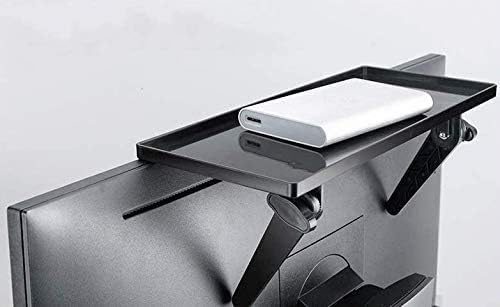 Mount Plus 09-02 Top Shelf TV Mounting Bracket 12-inch Wide Platform | Holds Speaker, Streaming Device | Protective Ledges | Made for Apple TV and Remote