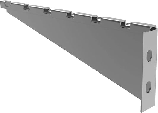 Kable Kontrol Stainless Steel V Type Wall Bracket – 4” Width - Wire Mesh Tray Cable Management Rack Cords Organizer Cable Basket, NEC Approved for Network, Fiber Optic, Cabling Accessory