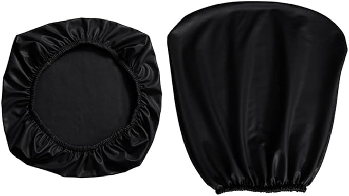 lygooh Waterproof Seat Covers Stretchable Desk Chair Cover Leather Computer Chair Slipcover Removable Washable Rotating Chair Covers for Rotating Office Chair Seat