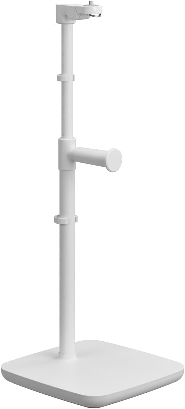 Elgato Neo Mount – Desk Stand for Lights, Webcams, and Compact Cameras, Weighted Base, Adjustable Height & Tilt, Headset Holder, Clean White – Supports up to 1.1 lb (0.5 kg)