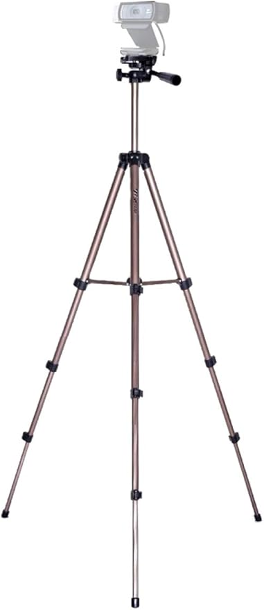 Webcam Tripod, Camera Tripod Mount Stand Compatible with Logitech Webcams C920s StreamCam Brio C925e C922x C930e C920 C615-50 inches