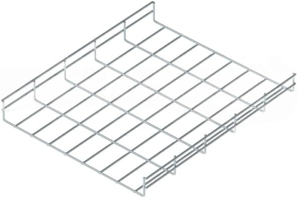 Kable Kontrol Cable Tray - 5 Feet Long x 16" W x 2” H - 30 Pcs Bulk Pack - Wire Mesh Tray Cable Management Rack Cords Organizer Cable Basket, Zinc Plated Steel NEC Approved for Network, Fiber Optic