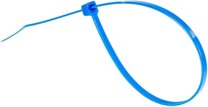 GTSE 14 Inch Blue Zip Ties, 100 Pack, 50lb Strength, UV Resistant Long Nylon Cable Ties, Self-Locking 14" Tie Wraps