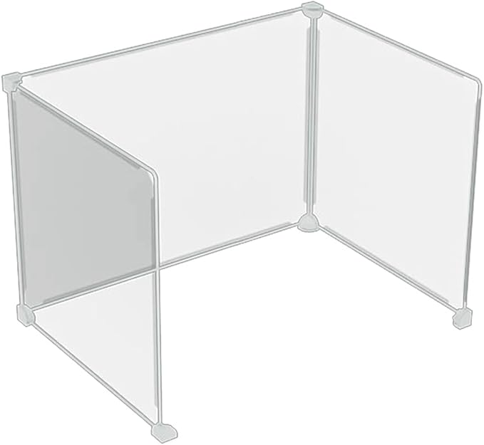 Lurrose Desk Dividers for Students: Transparent Shelf Dividers - Privacy Folders for Students - Desk Privacy Panel - Teacher Supplies for Classroom Home Office