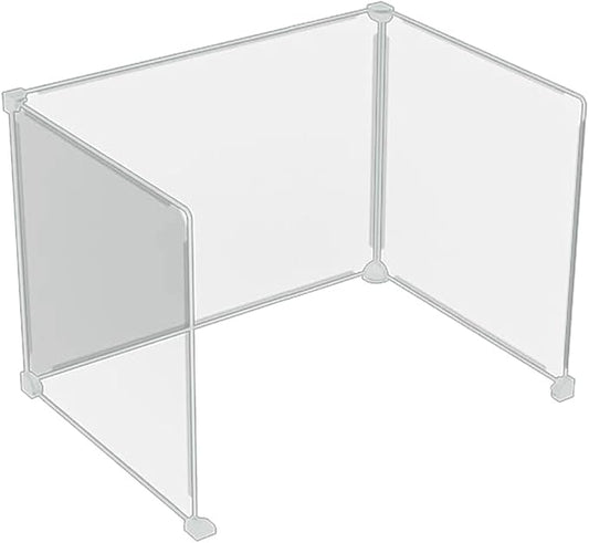 Lurrose Desk Dividers for Students: Transparent Shelf Dividers - Privacy Folders for Students - Desk Privacy Panel - Teacher Supplies for Classroom Home Office