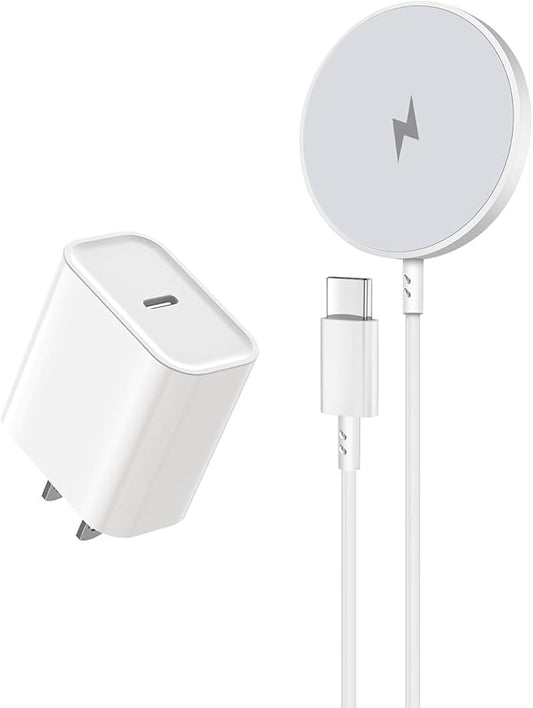 iPhone Wireless Charger,15W Fast Apple Mag-Safe Charger Magnetic Charging Pad iPhone Mag Safe Charging for iPhone 17Pro Max/16 Pro Max/16Pro/16/iPhone 15Pro Max/15 Plus/14/13/12/AirPods 3/2/Pro/Pro 2