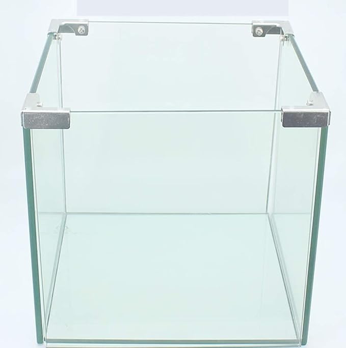 Glass Fixing Clips - 6-9mm Reinforced Clips [2 pcs] - Silver - Modern Style - Shelf Brackets