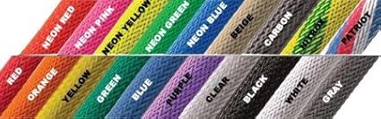 1.75" PET Expandable Braided Sleeving - Color: White - Length: 30FT
