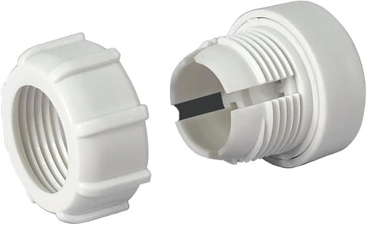 Kado 1/4" Screw Thread to 17mm Ball Head Bracket Connector White, Adapter Universal for Tripod Portable Monitor, Tablet, Phone, Camera Mounting Accessories, Motocycle Action Camera, GPS, Webcam