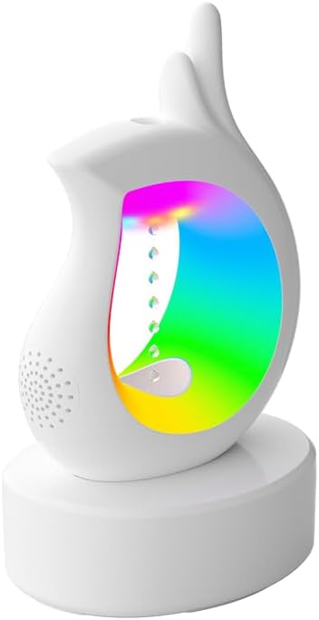 3-in-1 Bedroom Raindrop Humidifier with Bluetooth Speaker & Aroma Diffuser, 7-Color Night Light, Desktop Spray Humidifier with Anti-Gravity Water Droplet Effect – Perfect for Bedroom, Home, and Office