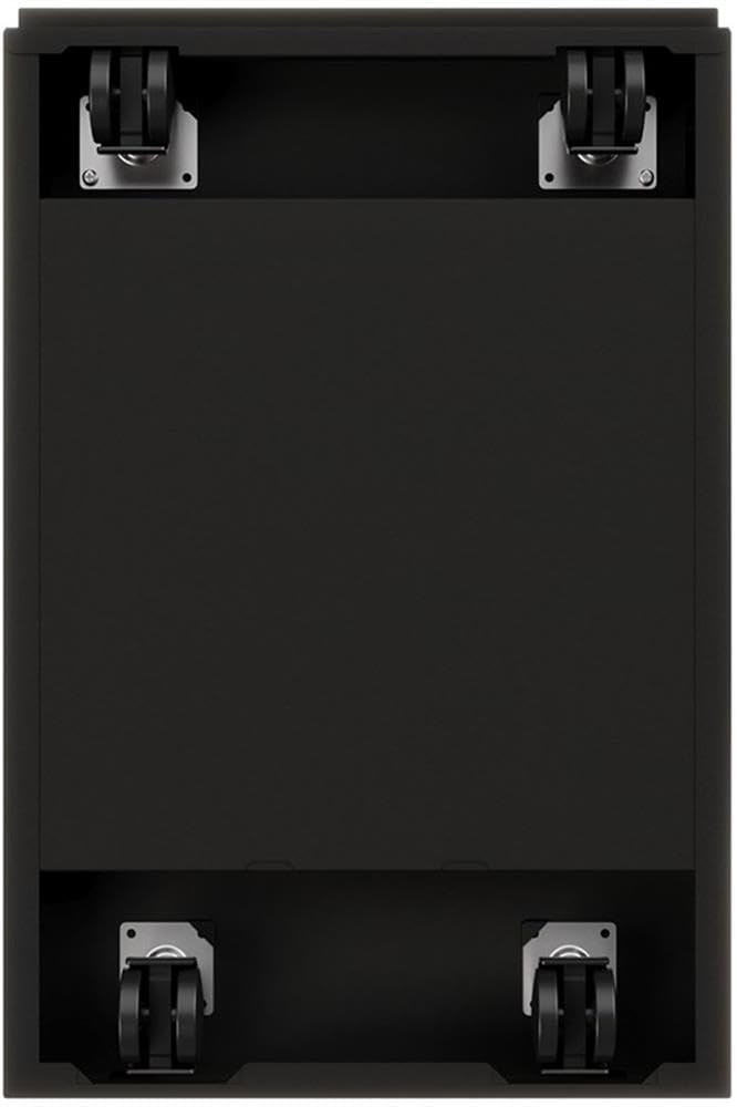 Hirsh 23-in Deep Mobile Metal Pedestal 3-Drawer Box/Box/File Black