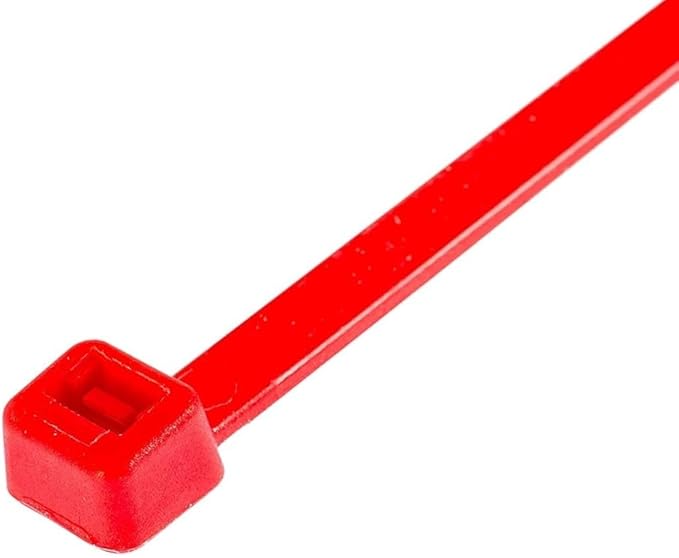 GTSE 12 Inch Red Zip Ties, 10,000 Bulk Pack, 50lb Strength, UV Resistant Long Nylon Cable Ties, Self-Locking 12" Tie Wraps