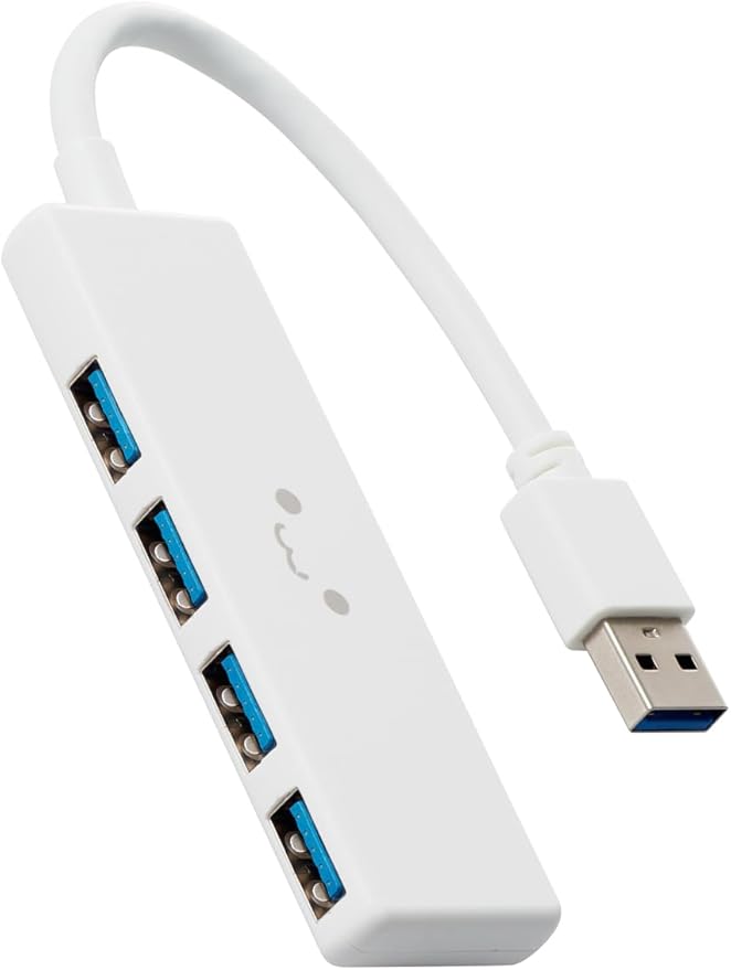 Elecom U3H-H040WF USB Hub USB 3.0 Bus Power 4 Port White (Shiro-chan)
