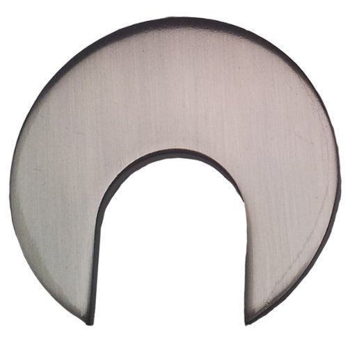 Electriduct 1.57" Metal Desk Grommet 40mm Cable Hole Cover Wire Cord Organizer (Large Opening) | Brushed Nickel