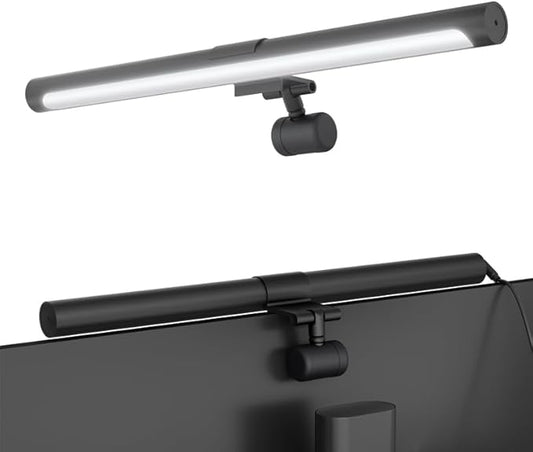 Computer Monitor Light Bar- LED Monitor Light Lamp with 4 Adjustable Brightness/Color Temperature- Eye-Caring USB Computer Lamp Dimmable Screen Light Bar for Work and Office