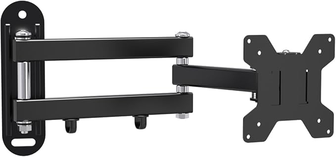 suptek TV Wall Mount Bracket Monitor arm TV Wall Mount Bracket Display arm Monitor Mount for 13-30" Adjustable up/Down, Left/Right Angle, 28.66lbs Load Capacity VESA75-100mm MA2776