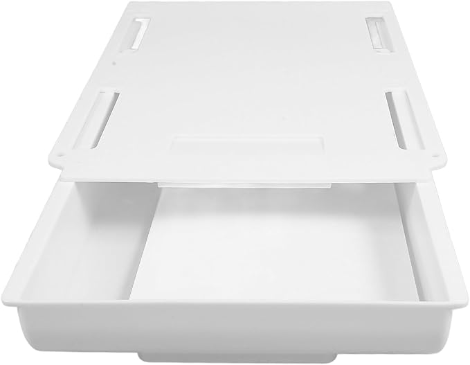 STOBOK Desk Storage Drawer Capacity Hidden Organizer Adhesive Installation for Office and Home for Stationery Tools and Sundries