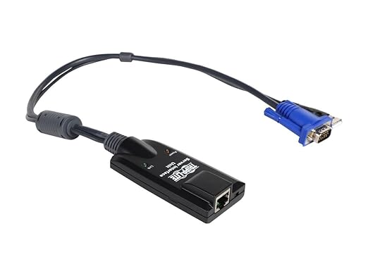 Tripp Lite NetDirector USB Server Interface Unit for B064-Series KVMs, Max Distance of 165 Feet / 50 Meters, No Software Required, 3-Year Warranty (B055-001-USB)