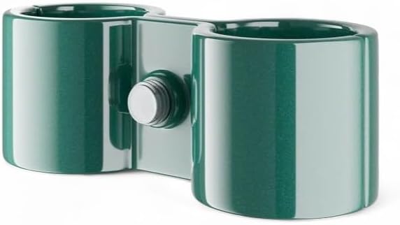 14 Pack! Green Post Clamp – Durable, Secure Connection for Wire Shelving Units, Easy to Install, Space-Saving Solution, Heavy-Duty Support Pack