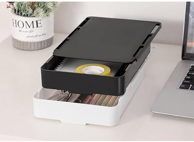 Under Desk Drawer Organizer Slide Out Drawer (9)