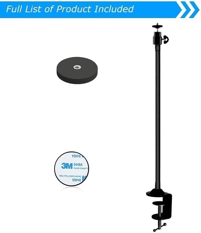 AceTaken Brio 101 Webcam Stand, Magnetic Webcam Clamp Mount Holder Compatible with Logitech Brio 101 100/Brio 301 300/Brio 501 500/Brio 4K/C270/C310 webcams