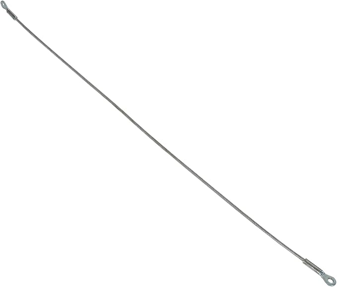 Buyers Products 3004713 Door Lanyard Cable for Truck Tool Boxes, 25.75 in Long - 3/32 in PVC-Coated Galvanized Steel, Aircraft-Grade Construction, Universal Fit for Drop & Swing Doors, Made in USA