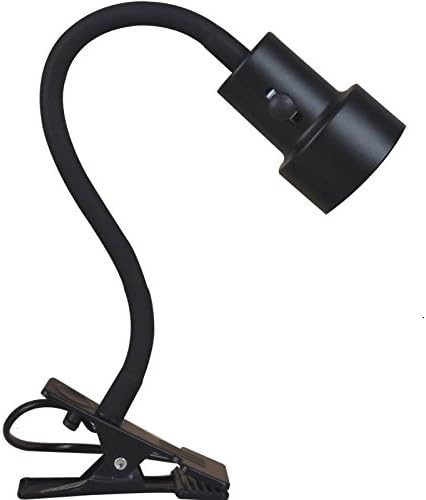 KING SHA Plug-in Clip on Picture Light with Dimmer Timer, Flexible Gooseneck Fixture Lamp with Cable, Includes 2X CRI90 Bulbs - Portable Clamp Light for Bedroom, Office, Home Lighting