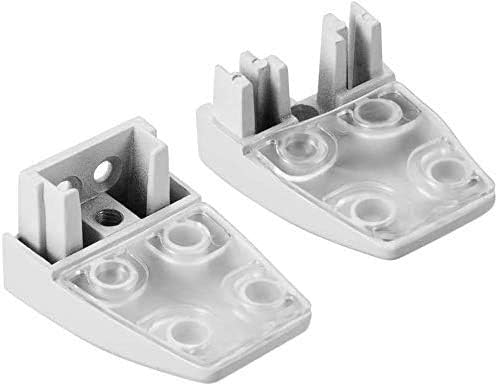 20 PCS Office Desk Partition Support Bracket,Desk Divider Clamp Brackets Shelf Clip Clamp Holder Screen Clip Holders,Desk Privacy Screen Clips Clamps Sneeze Guard Bracket Support 0-1/2" Panel
