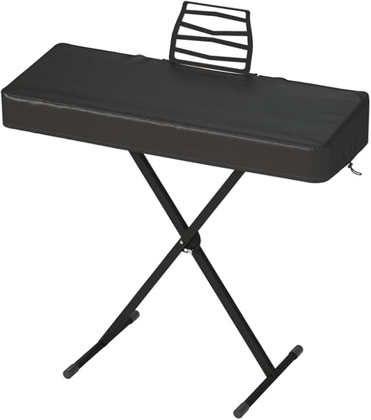 61/88Keys Electric Piano Keyboard Dust Cover - Waterproof, Dustproof, Scratch-Resistant, Adjustable Fit, Machine Washable - 37"(L) x 14"(W) x 5"/4.7"(H) (61keys-black)