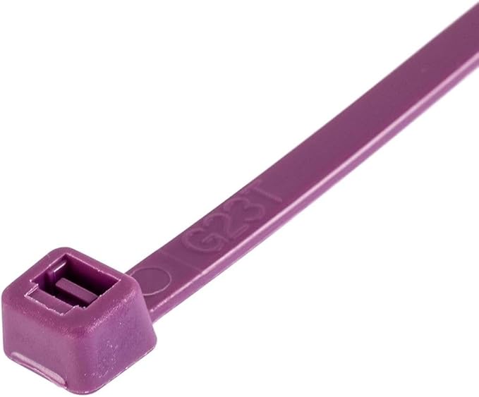 GTSE 4 Inch Purple Zip Ties, 5,000 Bulk Pack, 18lb Strength, UV Resistant Small Nylon Cable Ties, Self-Locking 4" Tie Wraps