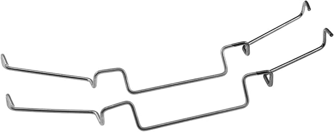 DGZZI 2PCS CPU Radiator Fan Hook Fixed Bracket Elastic Steel Fan Buckle 9cm Down Hook Type