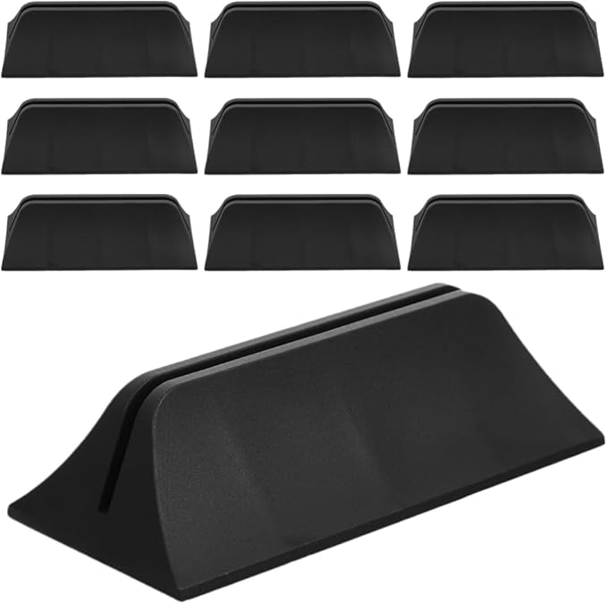 COHEALI 10Pcs Desk Partition Bracket Clips Adjustable Screen Clamp for Office Desktop Divider Black Privacy Panel Holder 5.51X2.63X1.57 Inch Desk Divider Support